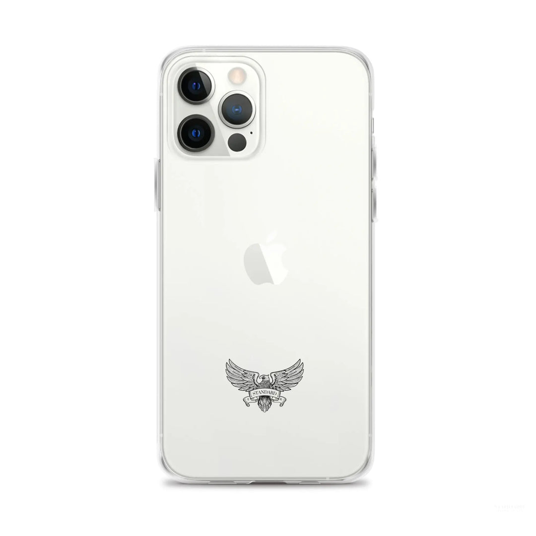 Eagle Logo Clear Case for iPhone® - Black Standard 1776