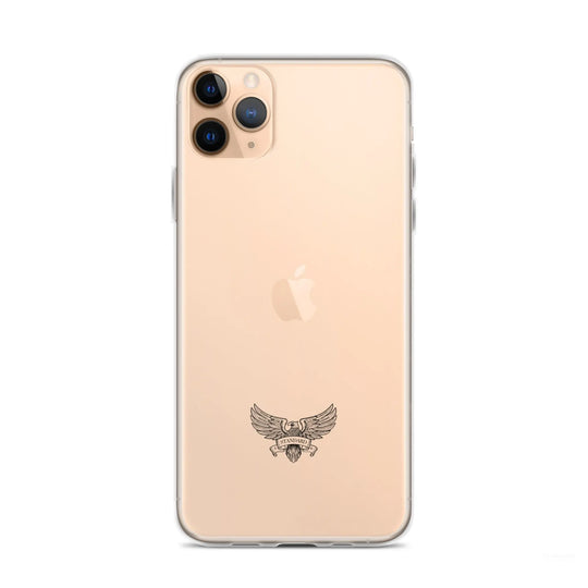 Eagle Logo Clear Case for iPhone® - Black Standard 1776