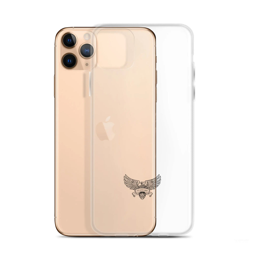 Eagle Logo Clear Case for iPhone® - Black Standard 1776
