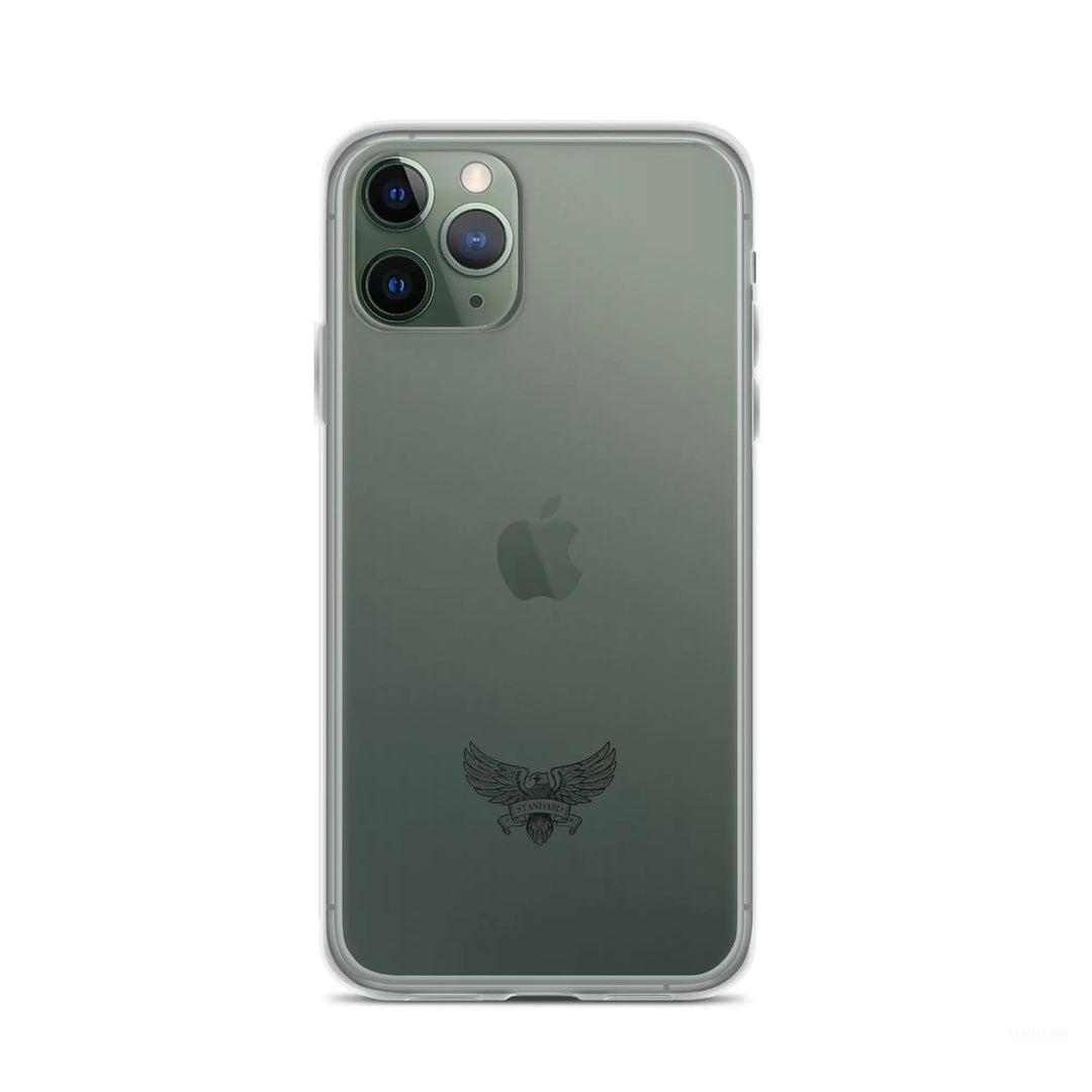 Eagle Logo Clear Case for iPhone® - Black Standard 1776