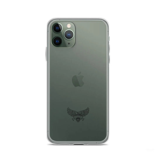 Eagle Logo Clear Case for iPhone® - Black Standard 1776