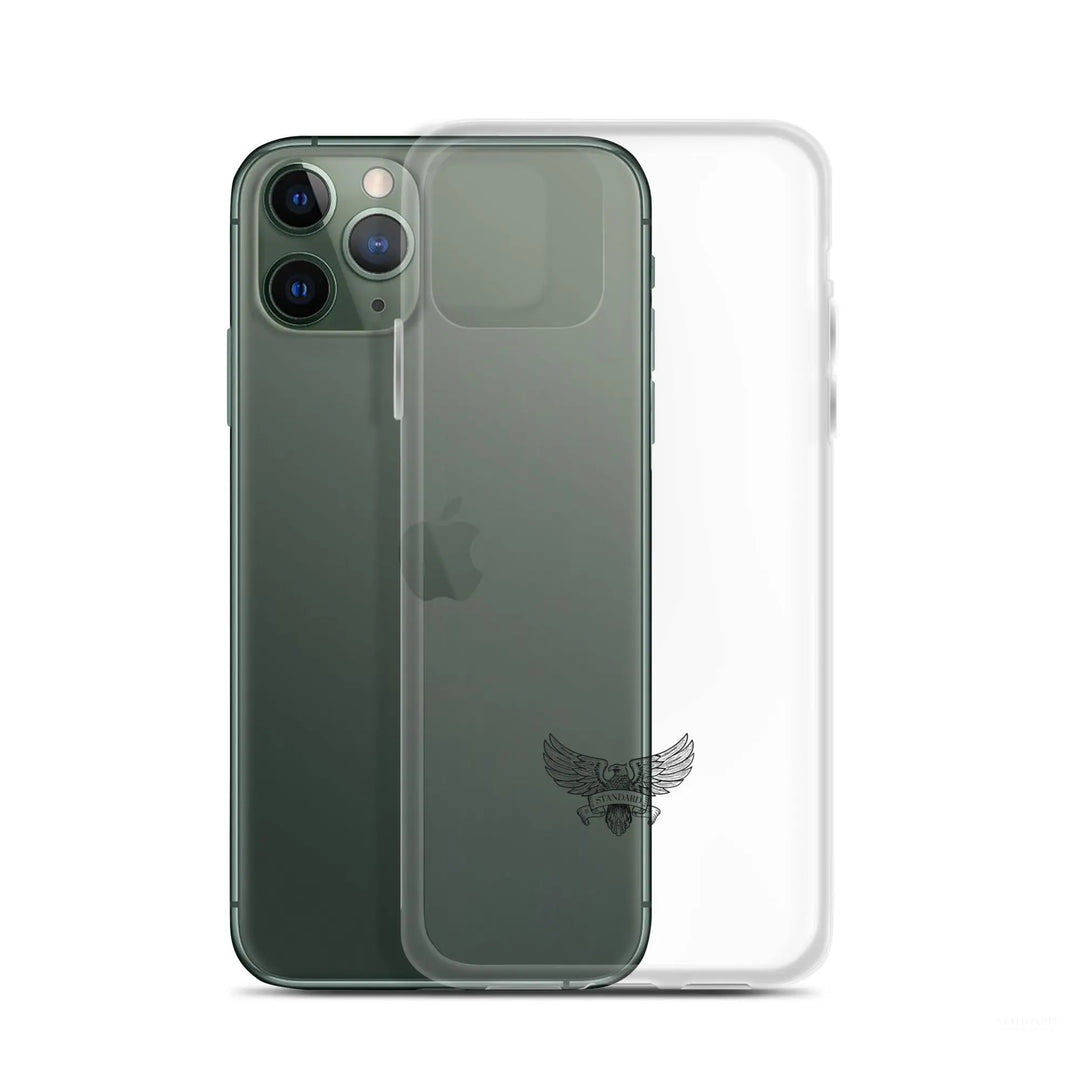 Eagle Logo Clear Case for iPhone® - Black Standard 1776