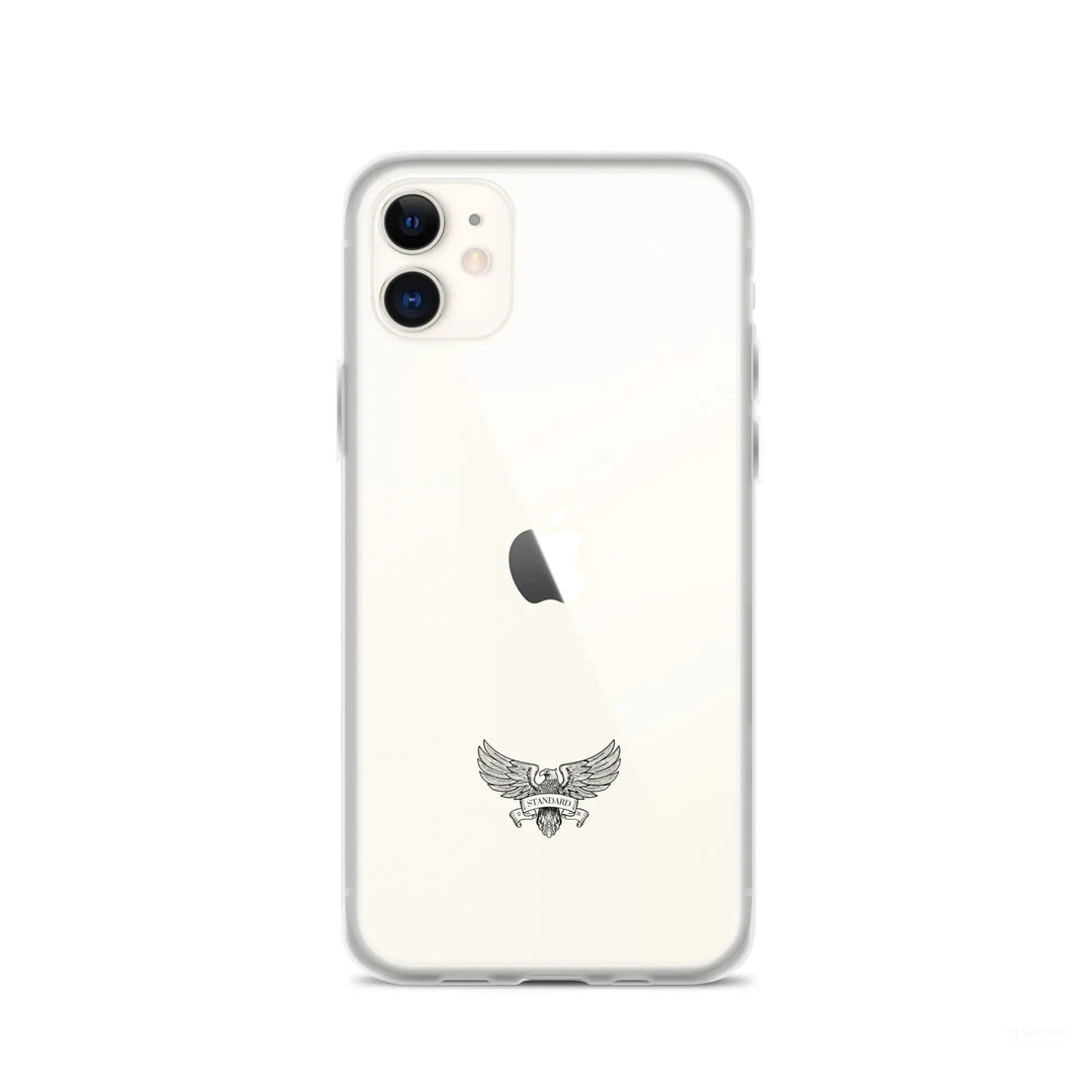 Eagle Logo Clear Case for iPhone® - Black Standard 1776