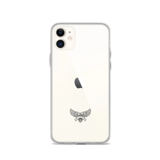 Eagle Logo Clear Case for iPhone® - Black Standard 1776