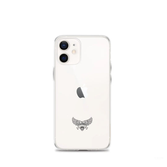 Eagle Logo Clear Case for iPhone® - Black Standard 1776