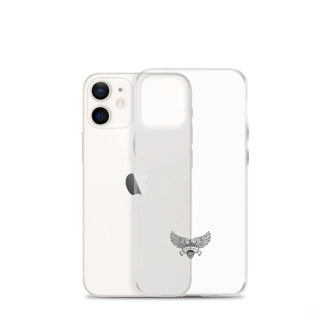 Eagle Logo Clear Case for iPhone® - Black Standard 1776