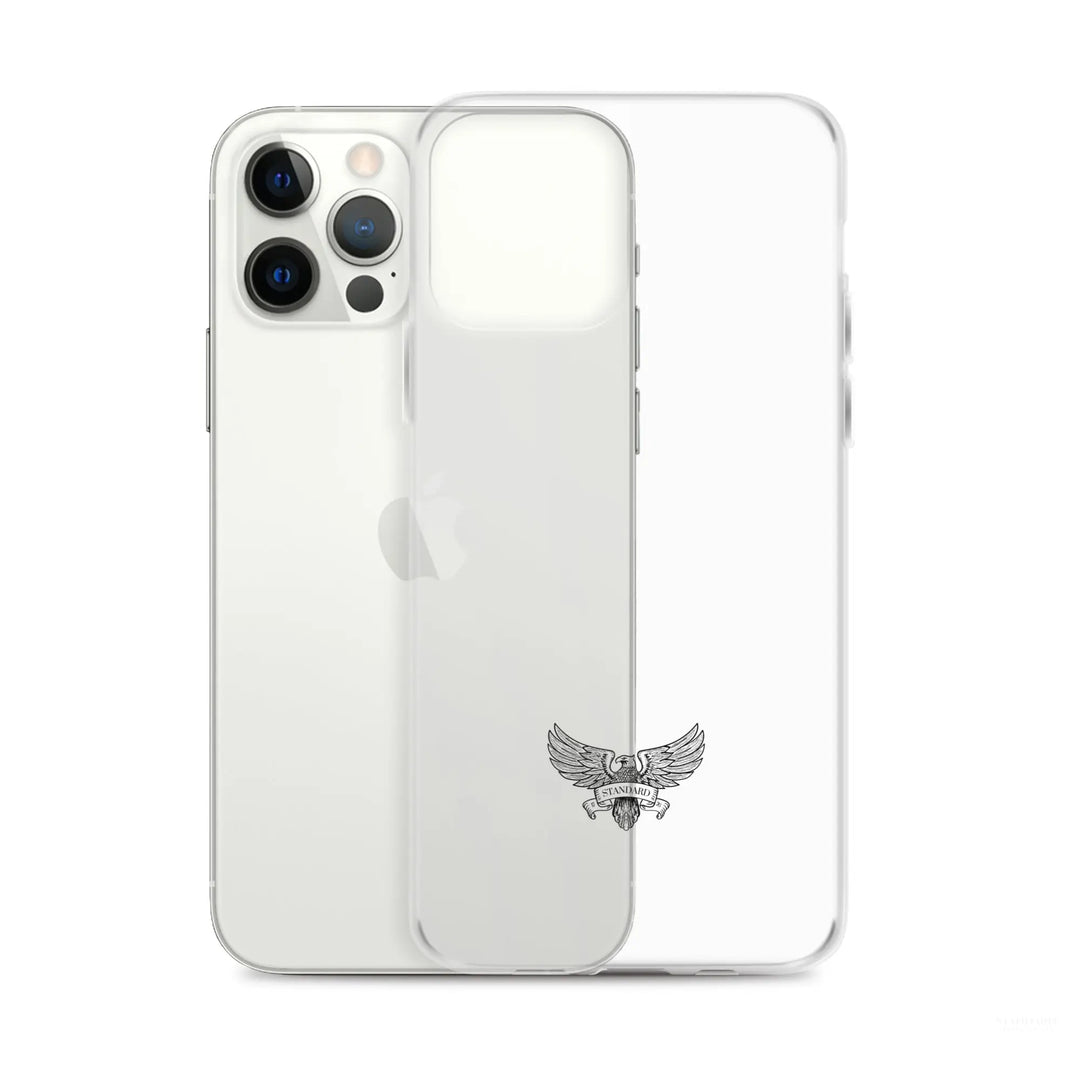 Eagle Logo Clear Case for iPhone® - Black Standard 1776