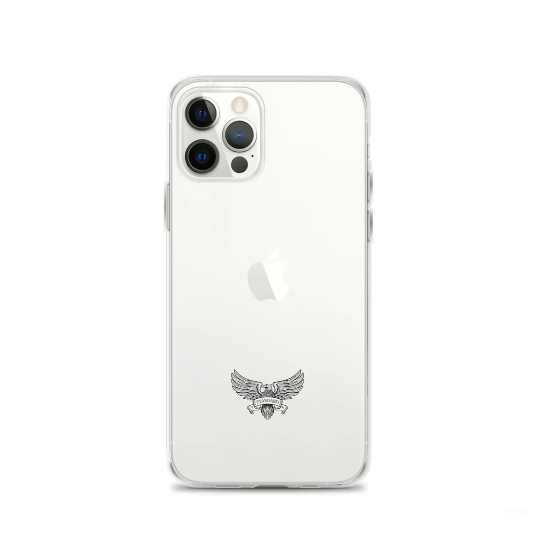 Eagle Logo Clear Case for iPhone® - Black Standard 1776