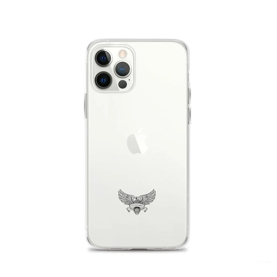 Eagle Logo Clear Case for iPhone® - Black Standard 1776