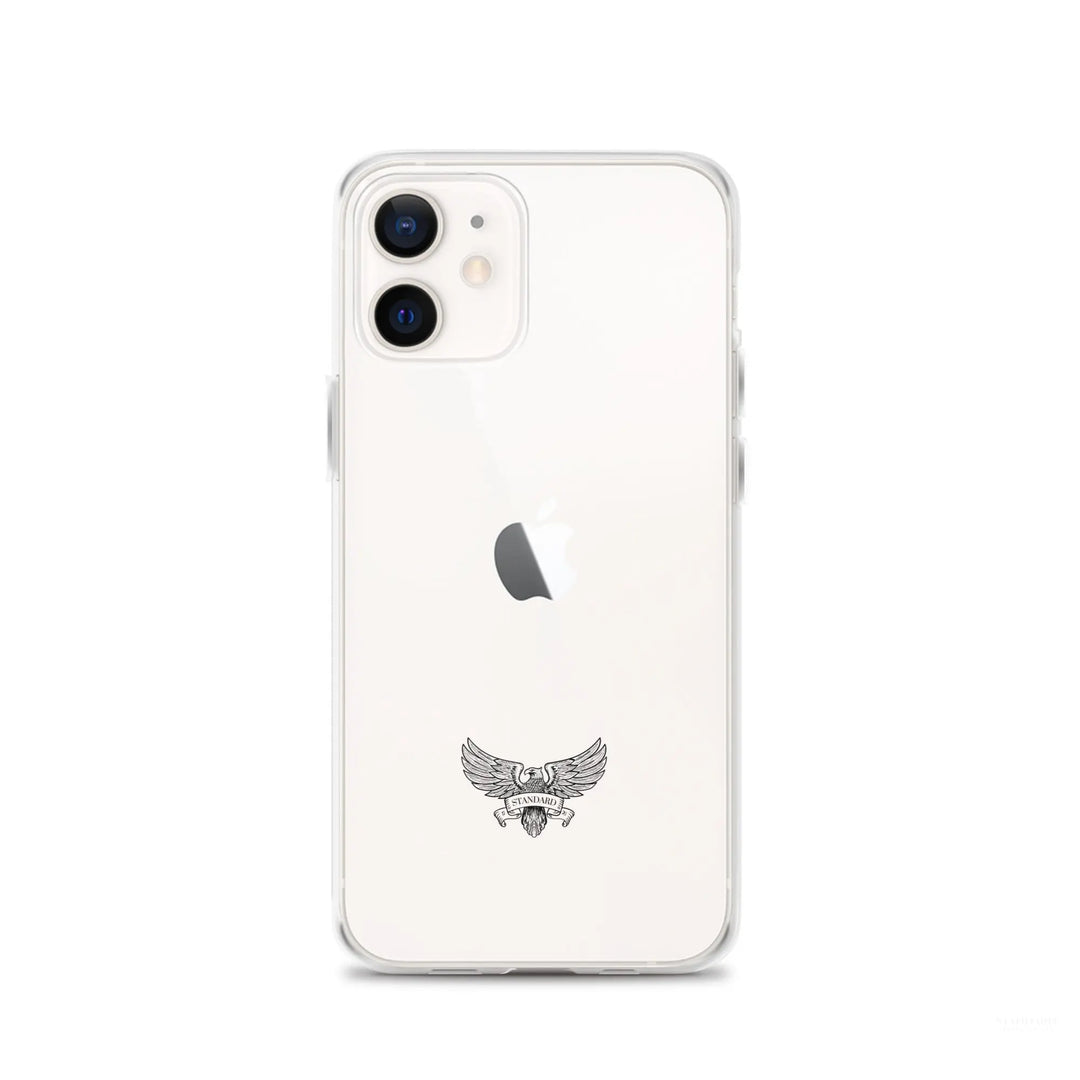 Eagle Logo Clear Case for iPhone® - Black Standard 1776