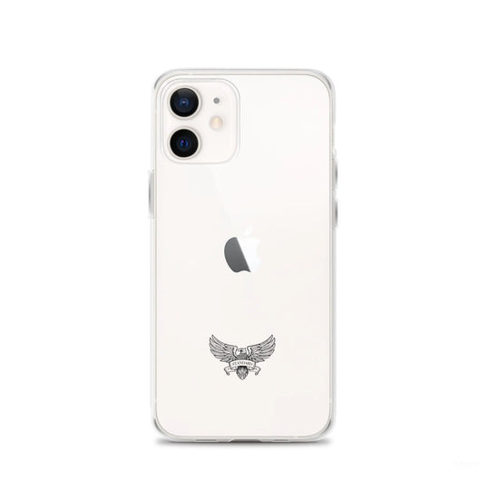 Eagle Logo Clear Case for iPhone® - Black Standard 1776