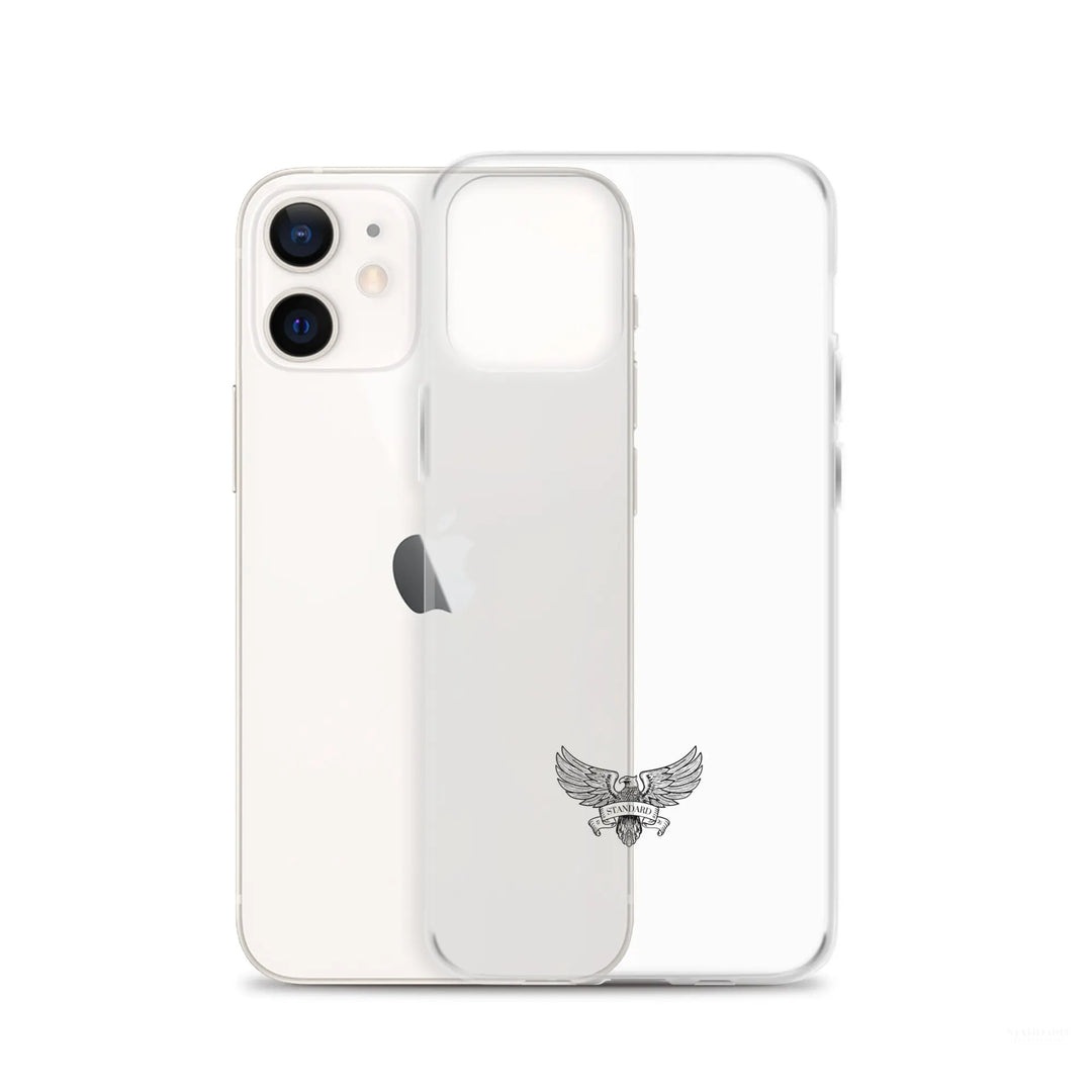 Eagle Logo Clear Case for iPhone® - Black Standard 1776
