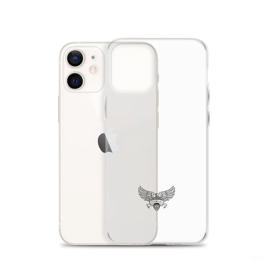 Eagle Logo Clear Case for iPhone® - Black Standard 1776