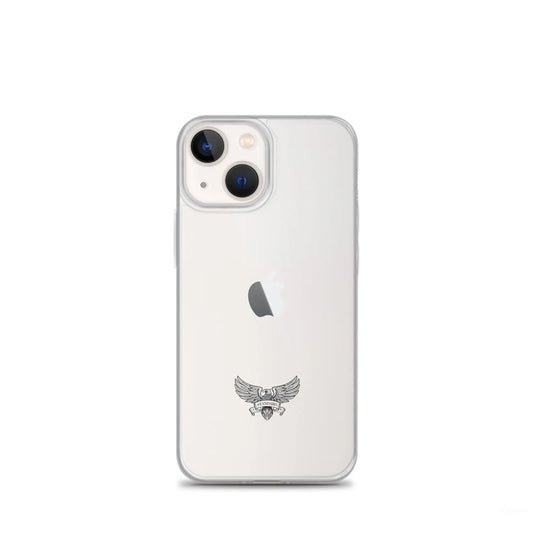 Eagle Logo Clear Case for iPhone® - Black Standard 1776