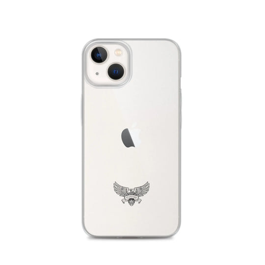 Eagle Logo Clear Case for iPhone® - Black Standard 1776
