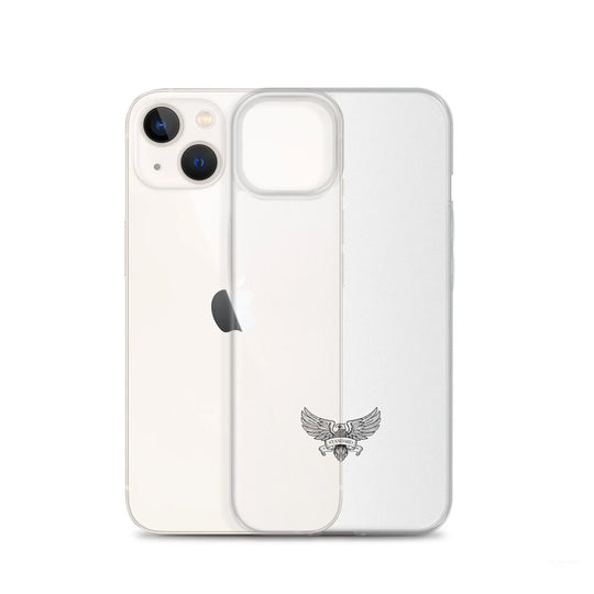 Eagle Logo Clear Case for iPhone® - Black Standard 1776