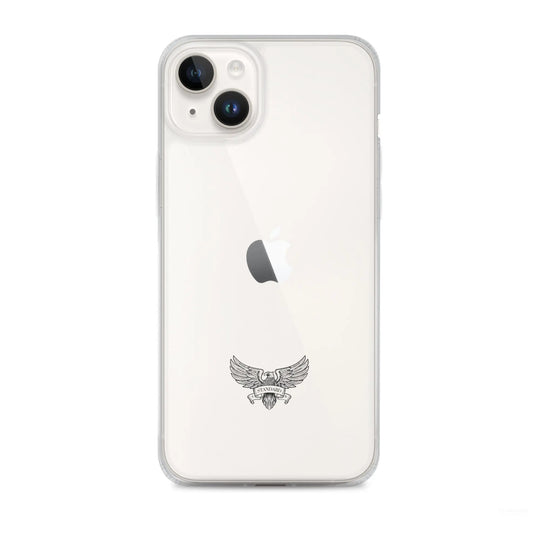 Eagle Logo Clear Case for iPhone® - Black Standard 1776