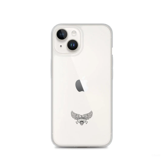 Eagle Logo Clear Case for iPhone® - Black Standard 1776