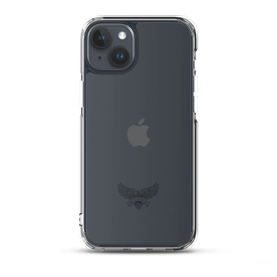 Eagle Logo Clear Case for iPhone® - Black Standard 1776