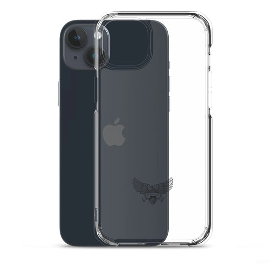 Eagle Logo Clear Case for iPhone® - Black Standard 1776