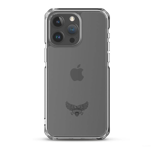 Eagle Logo Clear Case for iPhone® - Black Standard 1776