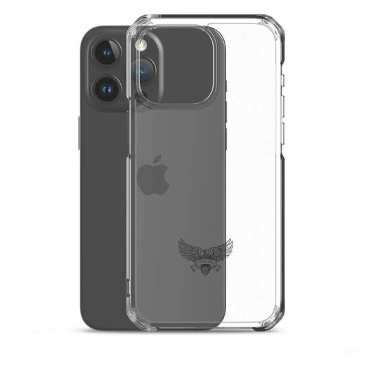 Eagle Logo Clear Case for iPhone® - Black Standard 1776