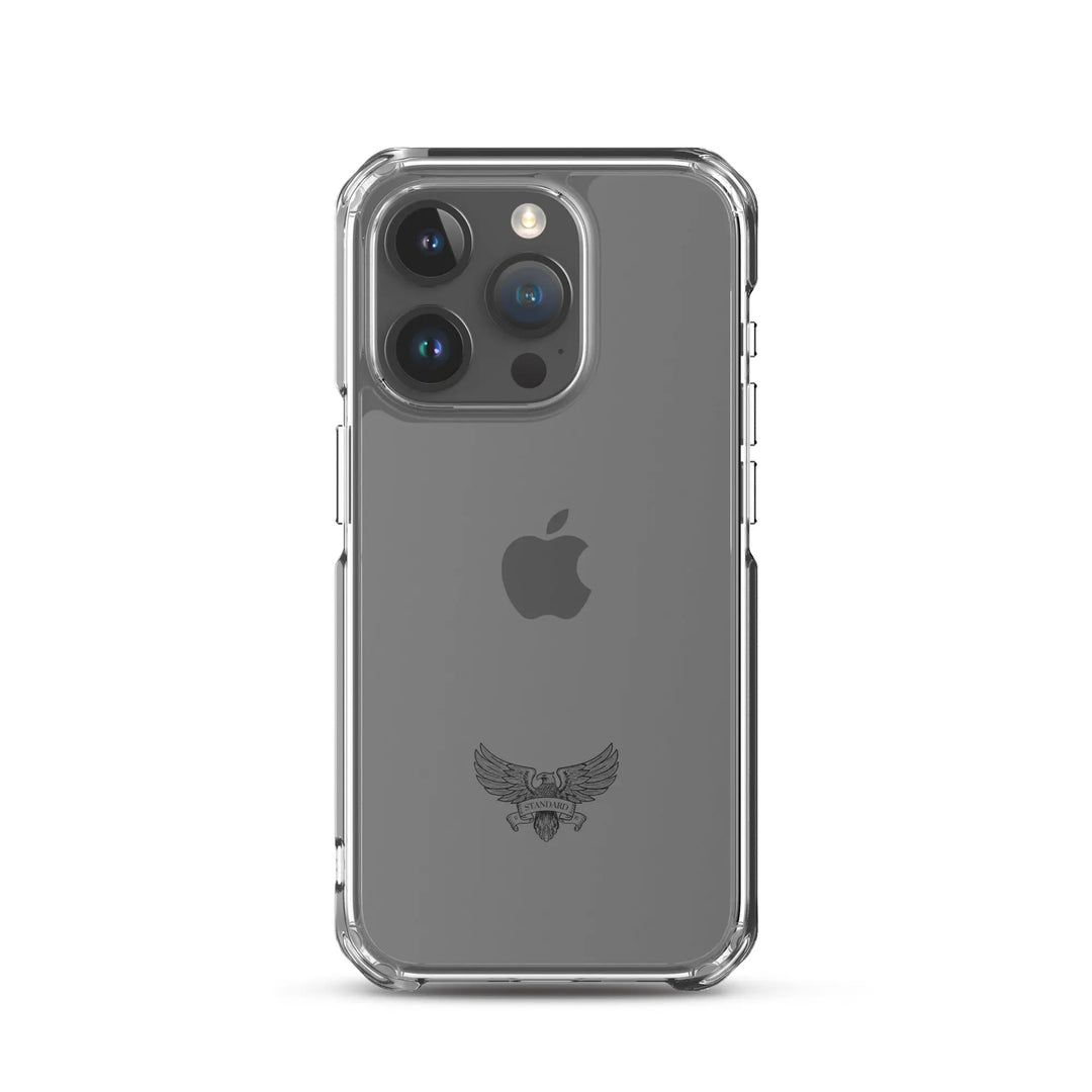 Eagle Logo Clear Case for iPhone® - Black Standard 1776