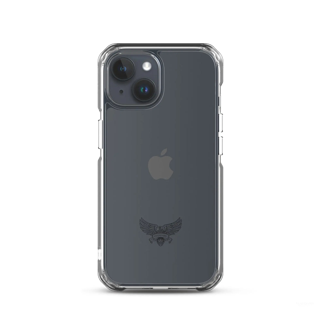 Eagle Logo Clear Case for iPhone® - Black Standard 1776