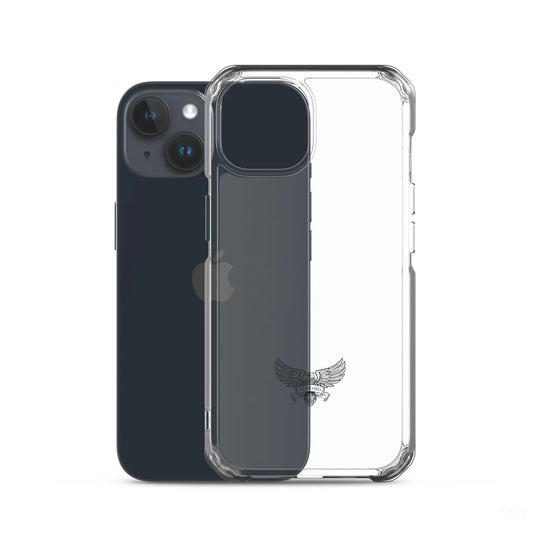 Eagle Logo Clear Case for iPhone® - Black Standard 1776