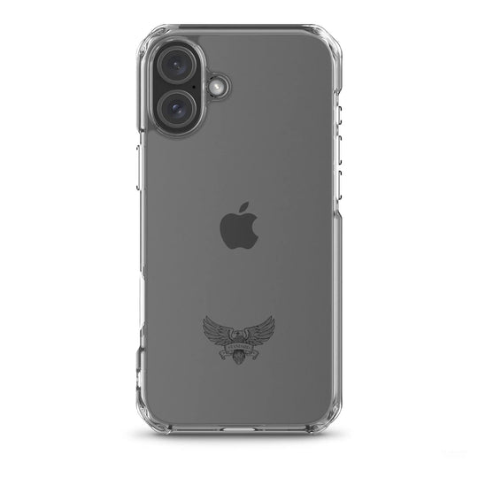 Eagle Logo Clear Case for iPhone® - Black Standard 1776