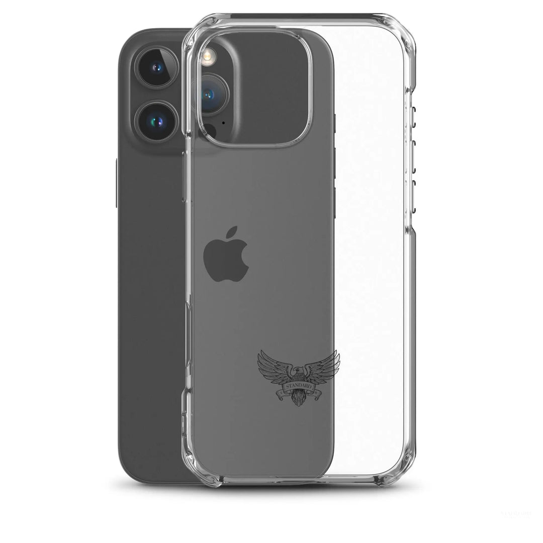 Eagle Logo Clear Case for iPhone® - Black Standard 1776