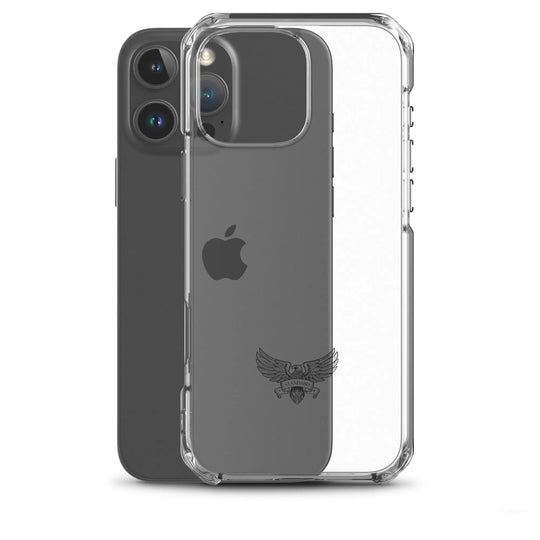 Eagle Logo Clear Case for iPhone® - Black Standard 1776