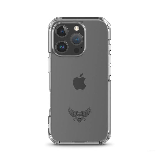 Eagle Logo Clear Case for iPhone® - Black Standard 1776