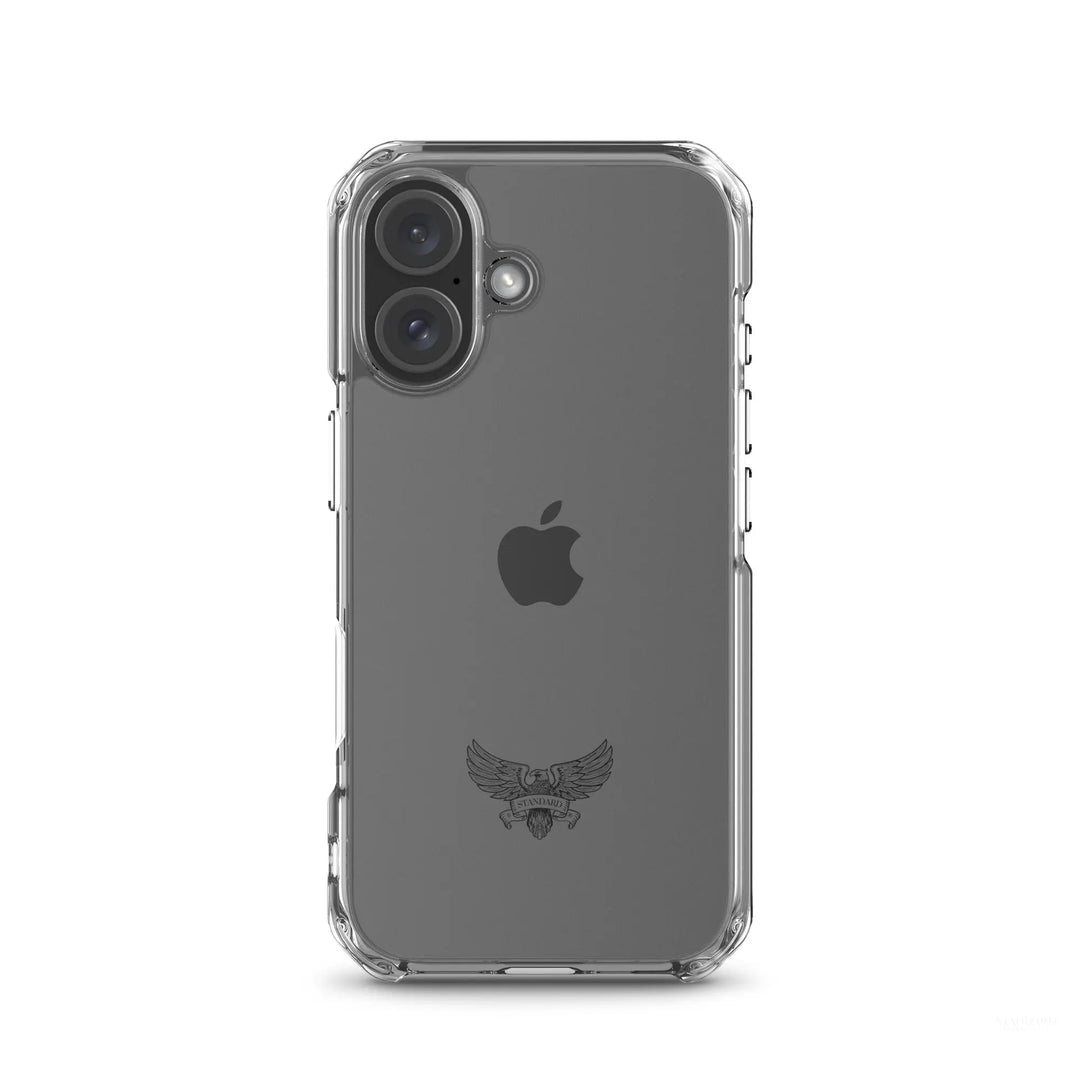 Eagle Logo Clear Case for iPhone® - Black Standard 1776