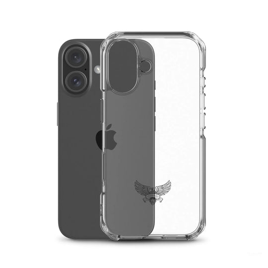 Eagle Logo Clear Case for iPhone® - Black Standard 1776