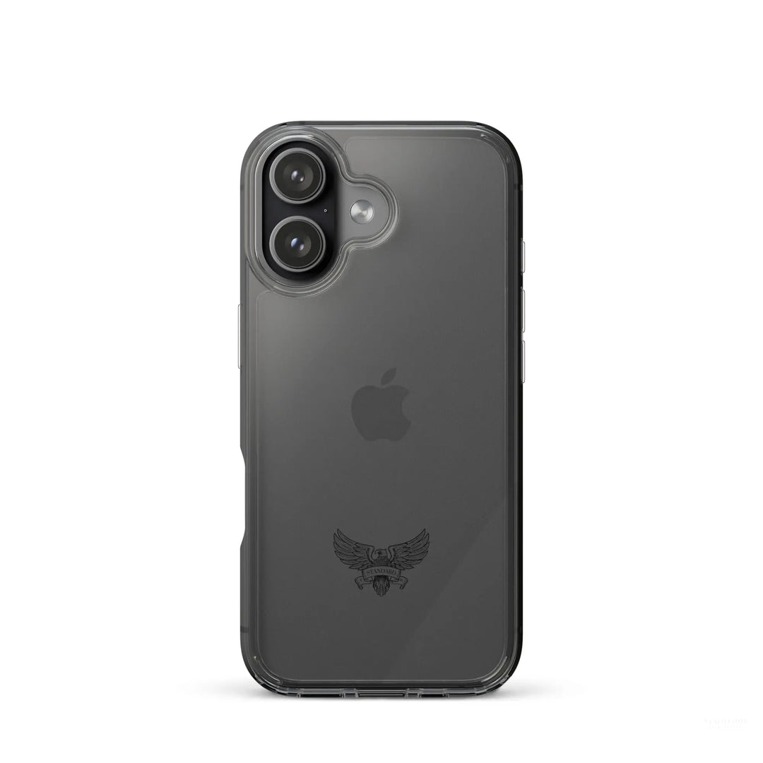 Eagle Logo Clear Case for iPhone® - Black Standard 1776