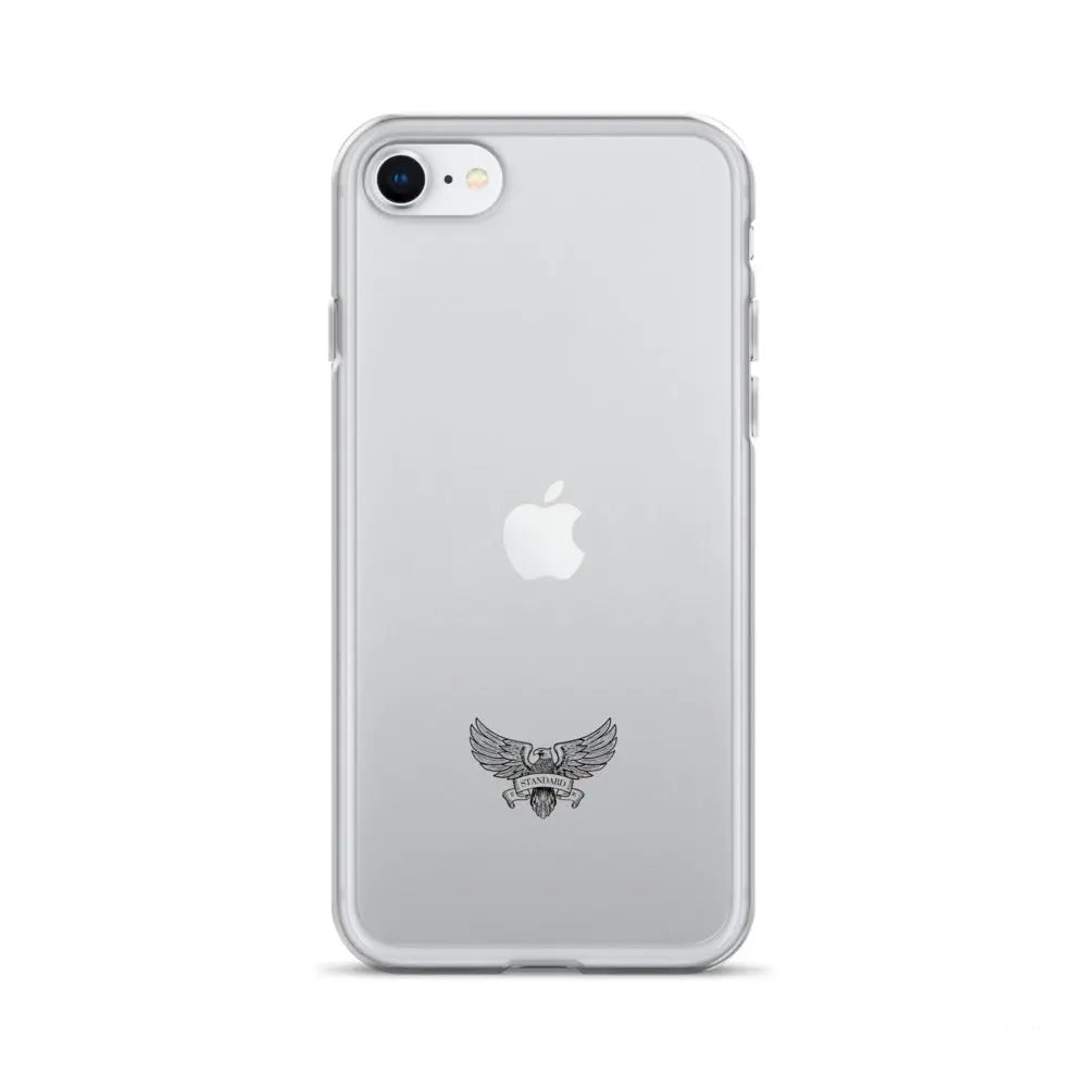 Eagle Logo Clear Case for iPhone® - Black Standard 1776