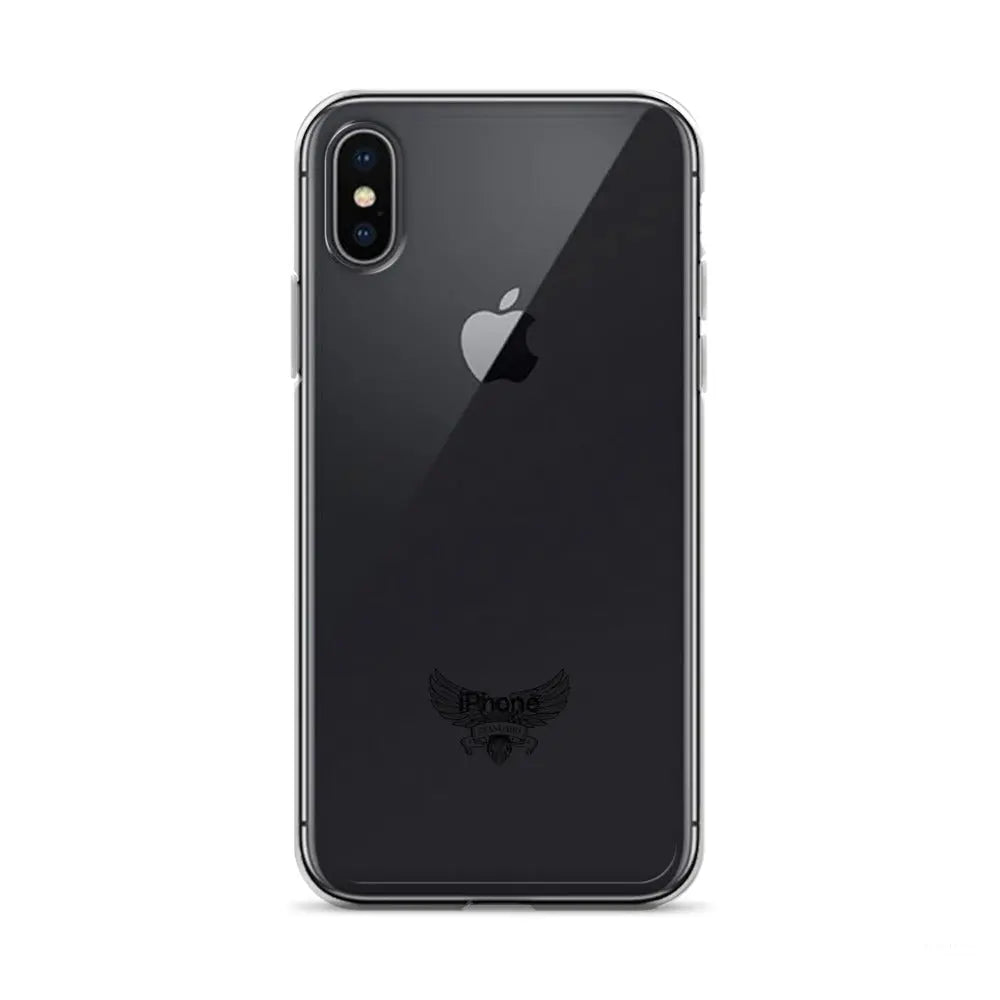 Eagle Logo Clear Case for iPhone® - Black Standard 1776