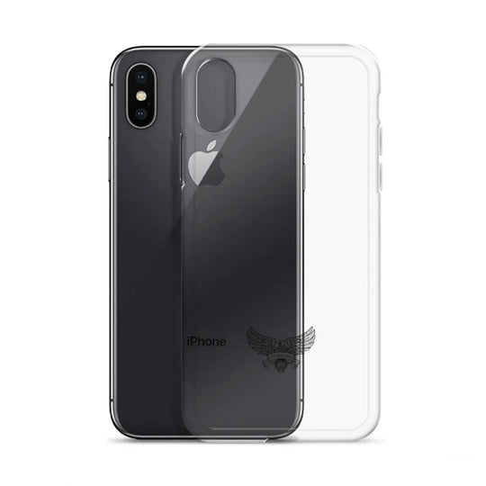 Eagle Logo Clear Case for iPhone® - Black Standard 1776