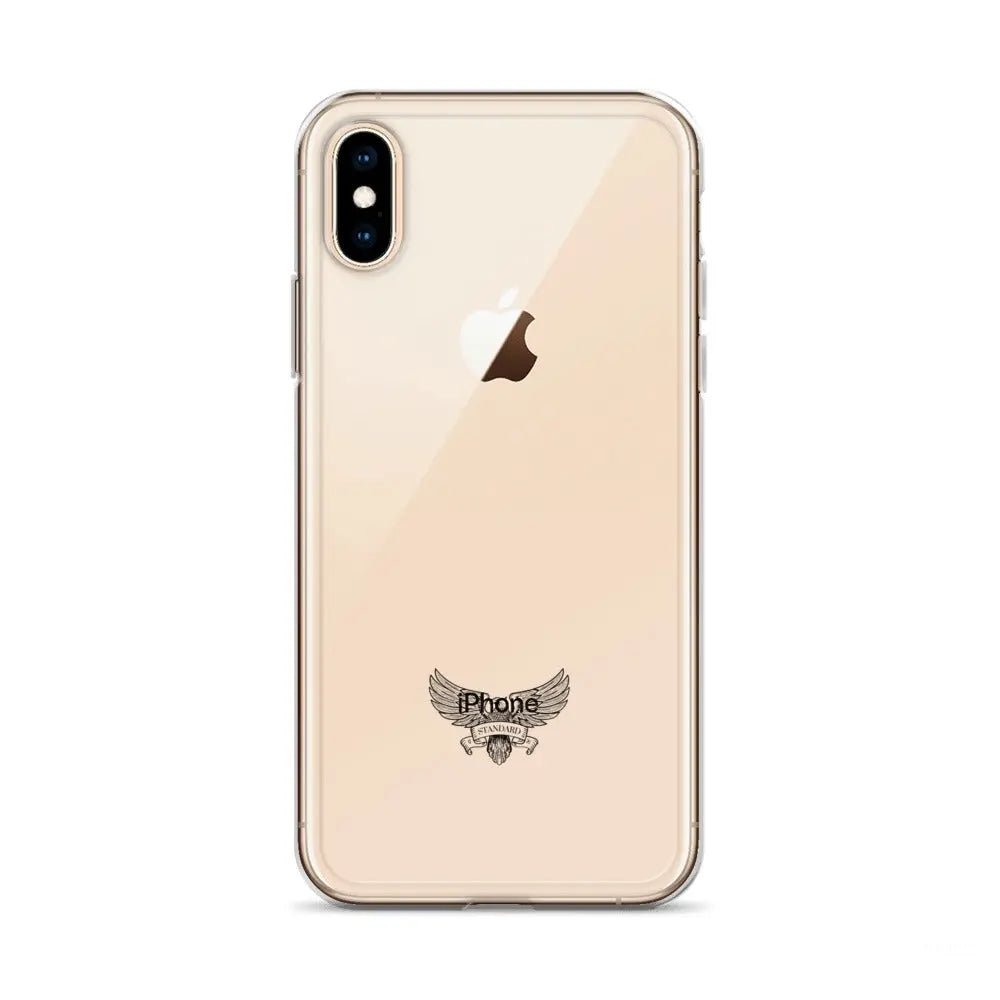 Eagle Logo Clear Case for iPhone® - Black Standard 1776