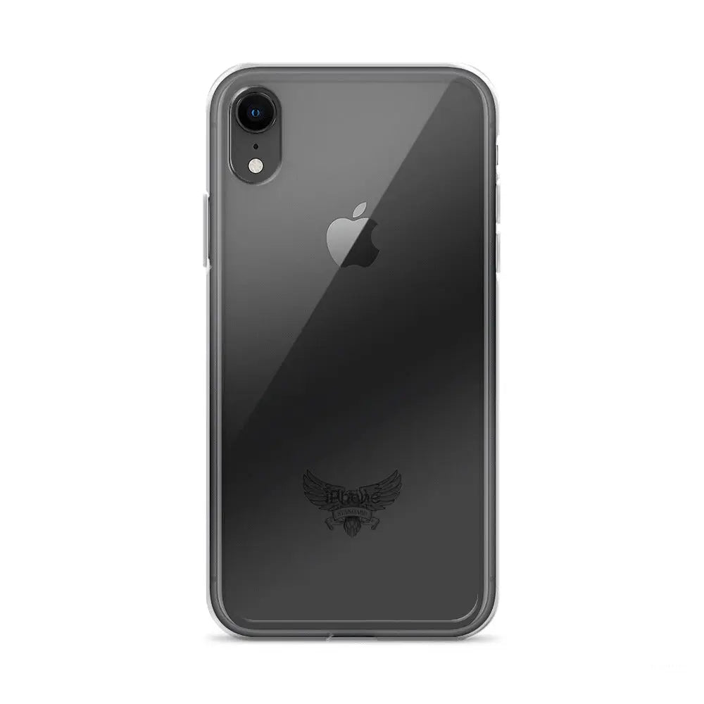 Eagle Logo Clear Case for iPhone® - Black Standard 1776