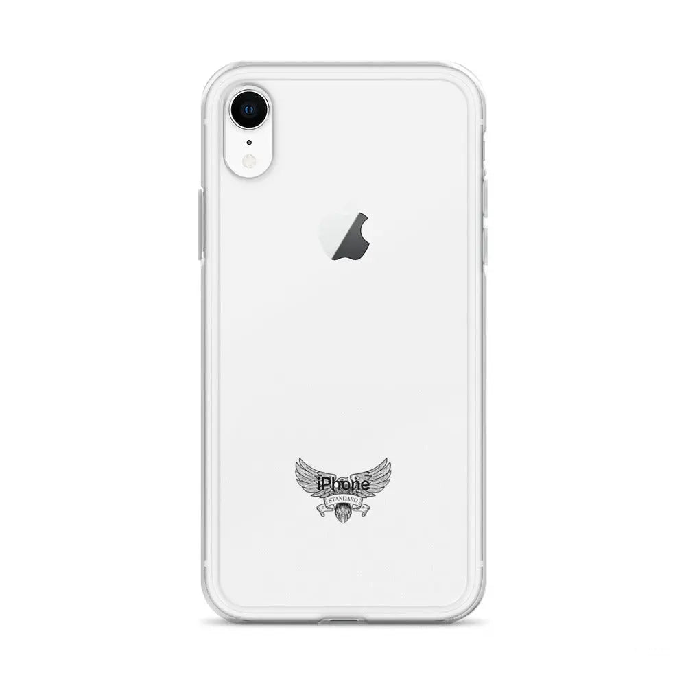 Eagle Logo Clear Case for iPhone® - Black Standard 1776