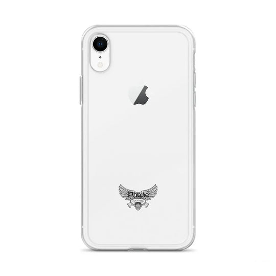 Eagle Logo Clear Case for iPhone® - Black Standard 1776