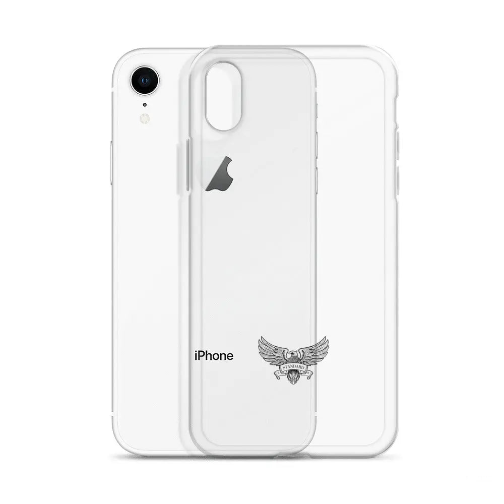 Eagle Logo Clear Case for iPhone® - Black Standard 1776