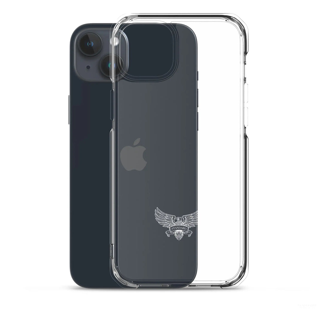 Eagle Logo Clear Case for iPhone® - White Standard 1776
