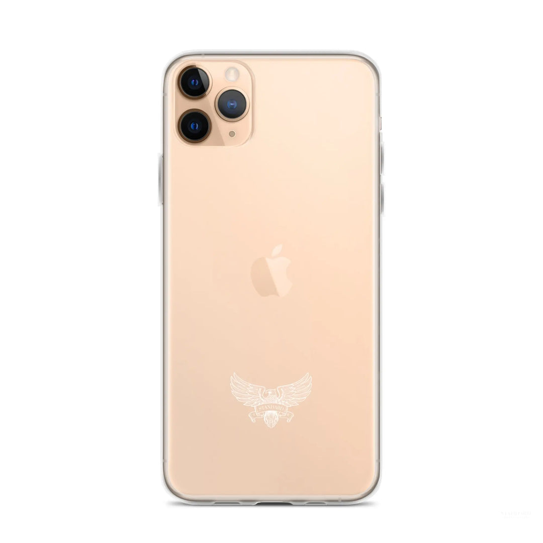 Eagle Logo Clear Case for iPhone® - White Standard 1776