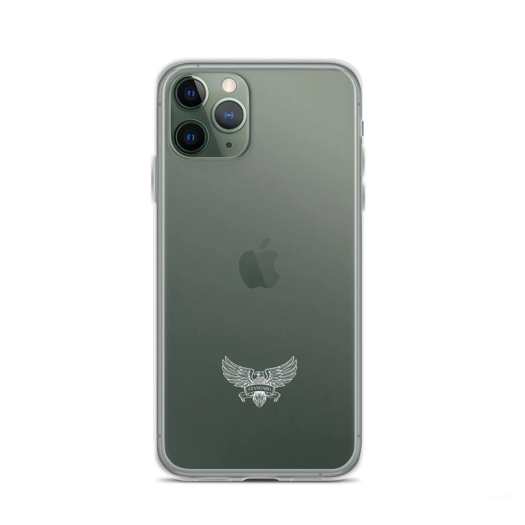 Eagle Logo Clear Case for iPhone® - White Standard 1776