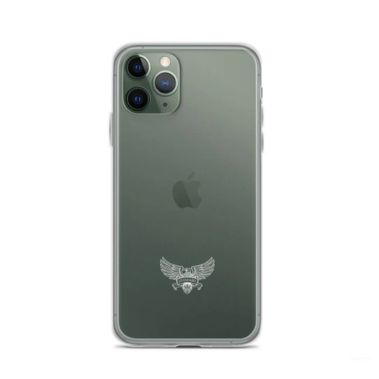 Eagle Logo Clear Case for iPhone® - White Standard 1776