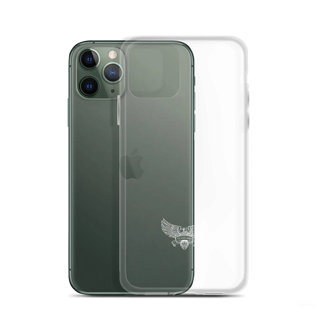 Eagle Logo Clear Case for iPhone® - White Standard 1776