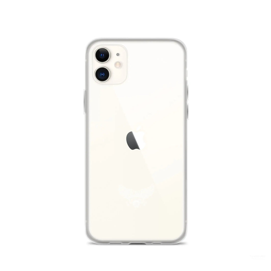 Eagle Logo Clear Case for iPhone® - White Standard 1776
